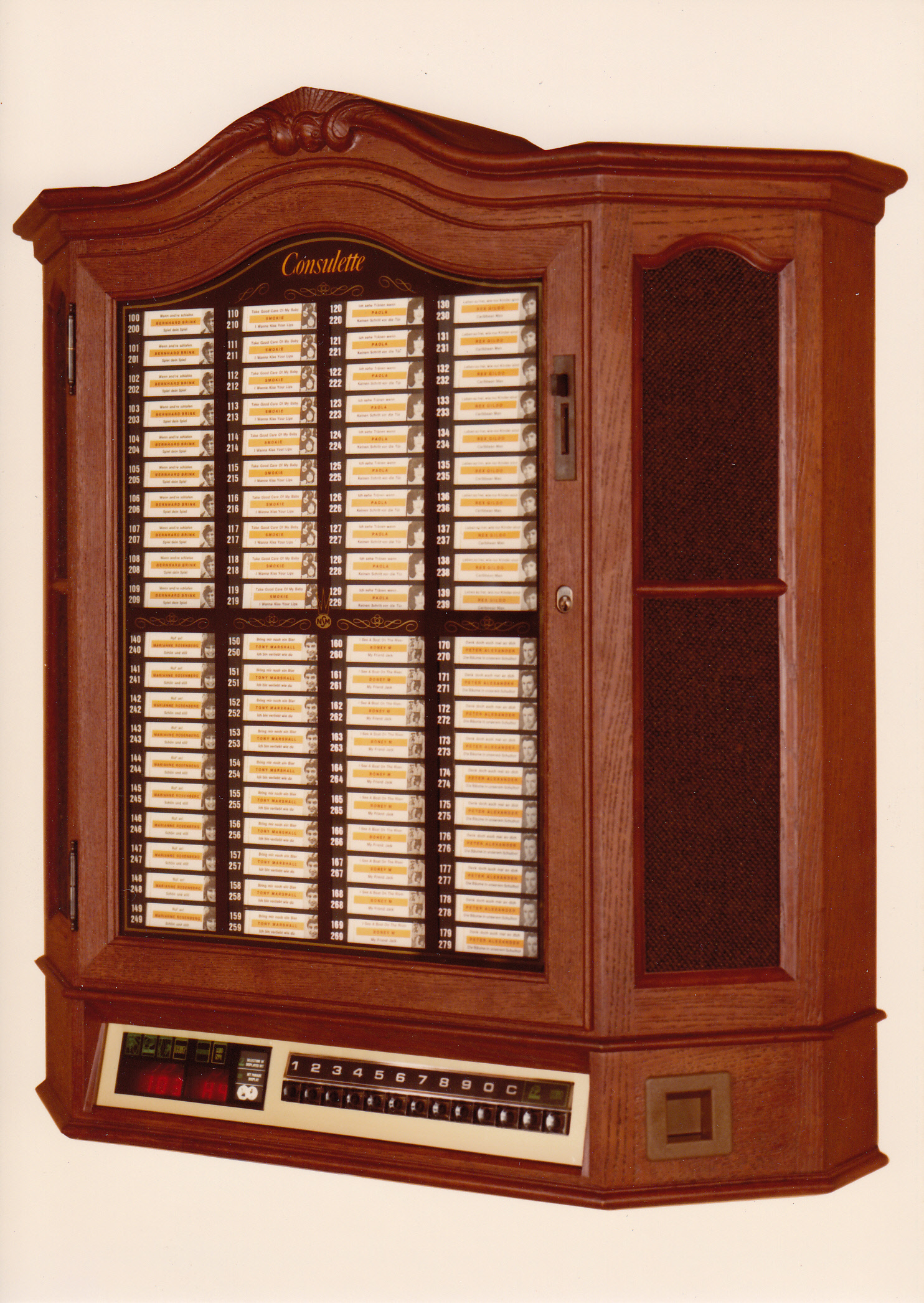 1982 consulette classic es retro jukebox